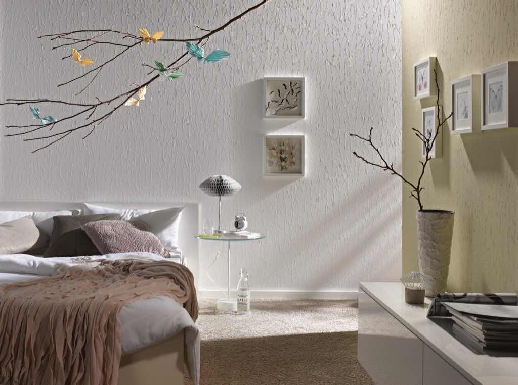 Vliesfasertapete gefalzt