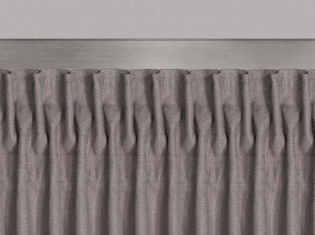 Verwendbar für Schienen und Stangen, geeignet für leichte oder transparente Stoffe und Dekostoffe, besonders geeignet für Stoffe mit Rapport. Band kann auch gedreht werden
Verwendbar für Schienen und Stangen, geeignet für leichte oder transparente Stoffe und Dekostoffe, besonders geeignet für Stoffe mit Rapport. Band kann auch gedreht werden